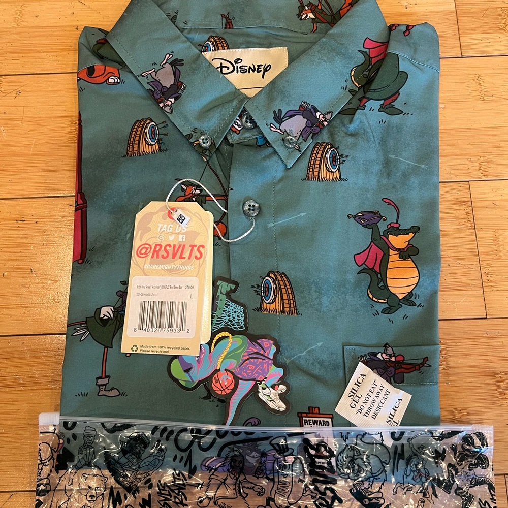 RSVLTS Robinhood Men's large shirt